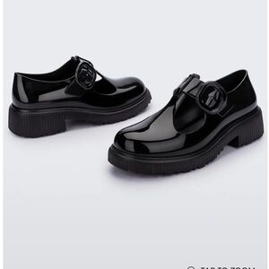 Melissa Black Jelly Maryjane’s Platform